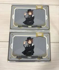 【あんスタGIGO特典 箔押しポストカードMaM流星隊2wink佐賀美陣&椚章臣