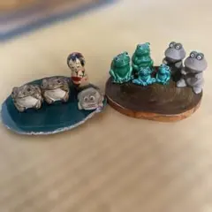 カエル　こけし　和風インテリア　置物