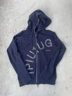 PILUG RELAX スタッズ付きパーカー ネイビー