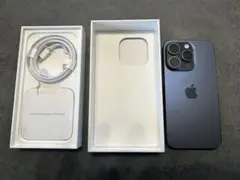【新品同様】iPhone15 Pro 256GB ブルーチタニウム SIMフリー
