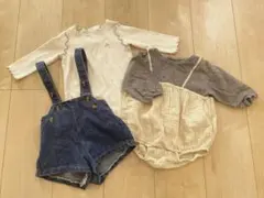 テータテート/プティマイン/韓国服 3点セット70〜80cm