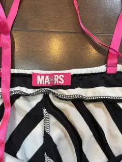 MA*RS キャミソール　ヒラヒラトップス ストライプ柄　リボン　平成ギャルのサムネイル