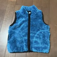 UNIQLO BABY フリースベスト 80cm ブルーのサムネイル