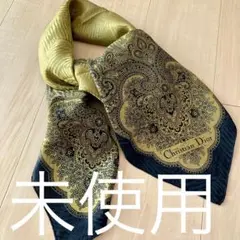 【未使用】Christian Dior スカーフ ペイズリー 大判