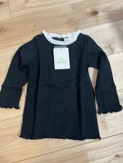 黒い長袖カットソー 80cm ブランシェス