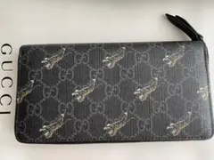 グッチ 長財布(ラウンドファスナー) ブラック 黒 GUCCI