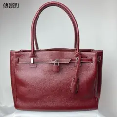 ⭐️極美品⭐️ 傳濱野　HAMANO ミーティア　ハンドバッグ　レッド　レザー 2025年最新】濱野 バッグ ミーティアの人気アイテム - メルカリ