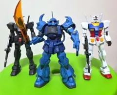 HG グフ、体験版1/144ガンダム2体セット ジャンク扱い