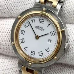 704 稼動 HERMES 時計 クリッパー メンズ ゴールド レディース - メルカリ