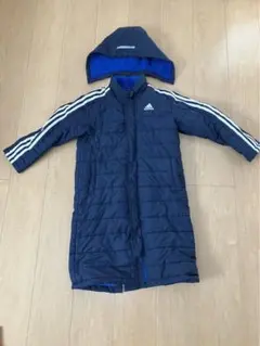 adidas 130サイズ フリース内側 ベンチコート