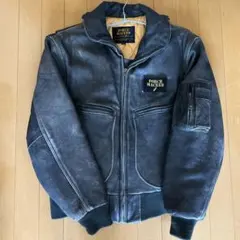 カドヤ FORCE MACEES TYPE-GROUND-D.W.Ⅲ Yahoo!オークション - カドヤ レザージャケット FORCE MACEES TYPE-GRO