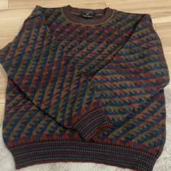 CHAPS RALPH LAUREN 幾何学模様ニットセーター