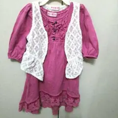 メゾピアノ110ワンピース