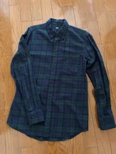 フランネルシャツ メンズS ブラックウォッチ