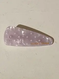 SNIDEL HOME スナイデルホーム パールヘアクリップ ピンク