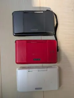 ニンテンドーDS本体 3台セット 黒 赤 白