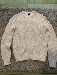 ユニクロ クリーム色 ニットセーター