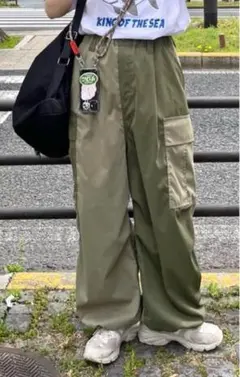 CPCMツイルカーゴパンツ　サイズフリー