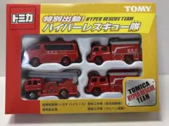トミカ レスキュー ビークルセット朱 - メルカリ