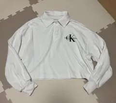 美品！Calvin Klein Jeans トレーナー ホワイトXSサイズ