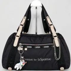 極美品 tokidoki LeSportsac コラボ ボストンバッグ ブラック