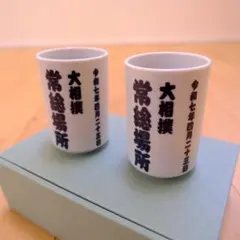 【12月31日お値下げ★】大相撲　湯呑み2個セット/常総場所/限定品/茨城県