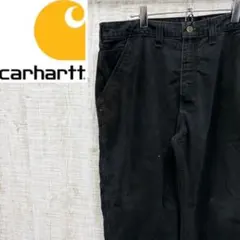 ジ*ノ様 カーハート ペインターパンツ W34 L33相当 ブラック 黒 ワーク