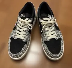 NIKEエアジョーダン1 LOWエレファント27cmブラックセメント美品※箱無しのサムネイル
