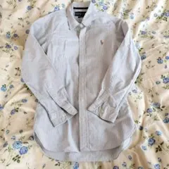 Ralph Lauren スリムフィット ストライプシャツ S