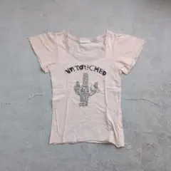 Mサイズ　ブラーミン　サボテン柄　半袖Tシャツ　ベージュのサムネイル