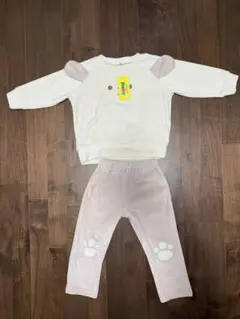 ［新品タグ付き］うさぎちゃん パジャマセット 100cm