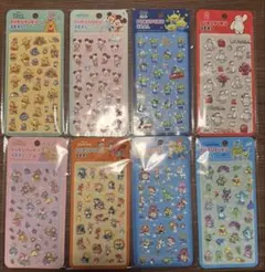 ア*マ様 【正規品、硬いシール】ディズニーぷくぷくシールコンプリート8シート