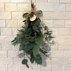 ユーカリとオリーブのナチュラルスワッグ