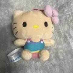 ハローキティ カラビナ付マスコット キティちゃん　水着キティ　日焼けキティ