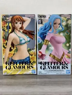 ワンピース GLITTER&GLAMOURS ナミ ビビ フィギュアのサムネイル