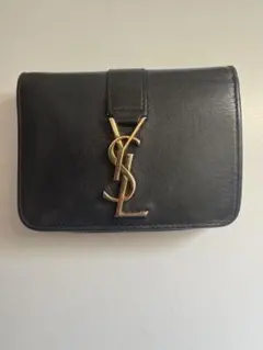 SAINT LAURENT YSL 二つ折り財布 ブラック ジップウォレットのサムネイル