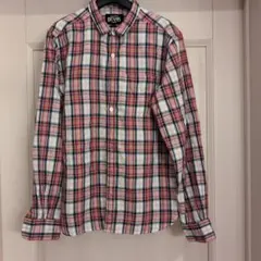 BEAMS チェック柄 コットンシャツ Sサイズのサムネイル