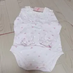 【最終値下げ早い者勝ち】メゾピアノmezzopiano●ハート柄ボディスーツ