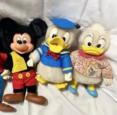 昭和レトロ 東京ディズニーランド ぬいぐるみ ヤングエポック　3体セット