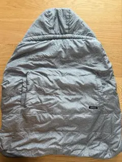 フード付き抱っこひもカバー グレー