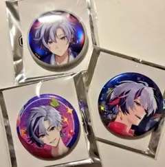 にじさんじ 不破湊 せめよん ポップアップ グリッター 缶バッジ 3点 コンプ
