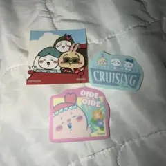 映画ちいかわ ダイカットステッカ 一付きグミステッカー2枚セット