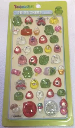 たまごっち◎3Dステッカーボンボンぷくぷくドロップシール◎くちぱっち