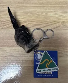 オーストラリア 土産 カンガルー 剥製 手 ストラップ