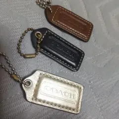 COACH レザーキーホルダー 3点セット