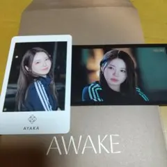 NiziU アヤカ フォトカード&フィルムステッカー セット〖AWAKE〗