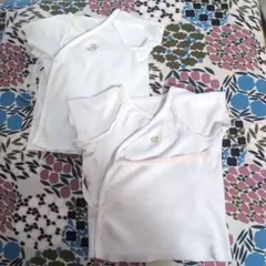 familiar ベビー短肌着 2点セット　50-60