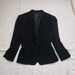 【美品】VIBAMARY ブラック ジャケット 13AR　シングルボタン