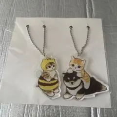 新品未使用品　ぢゅの　モフサンド　猫のアクリルキーホルダー2個セット