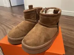 値下げ【ZARA】ブラウン ブーツ （15.5センチ）